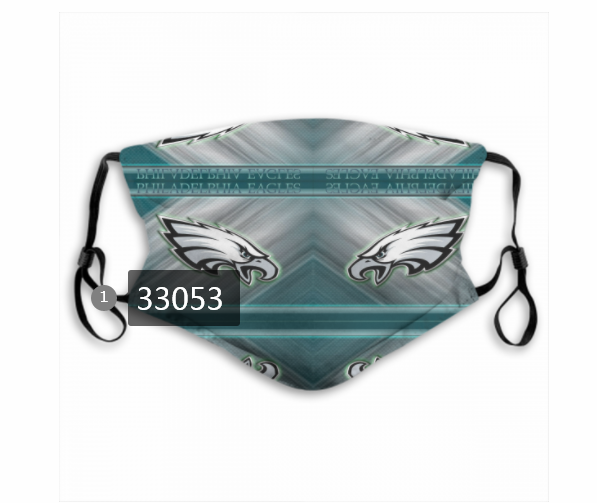 New 2021 NFL Philadelphia Eagles #52 Dust mask with filter